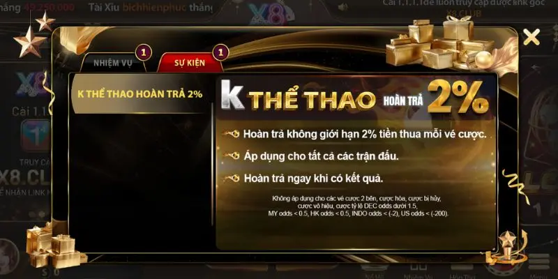 Các chương trình ưu đãi X8 có tính giá trị cao 